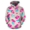 Mermaid Pink Pattern Print Men Women Pullover Hoodie-grizzshop