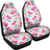 Mermaid Pink Pattern Print Universal Fit Car Seat Covers-grizzshop