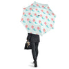 Mermaid Print Pattern Automatic Foldable Umbrella-grizzshop