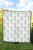 Mermaid Print Pattern Quilt-grizzshop