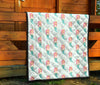 Mermaid Print Pattern Quilt-grizzshop