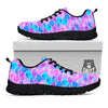 Mermaid Scales Sea Blue Print Pattern Black Sneaker-grizzshop