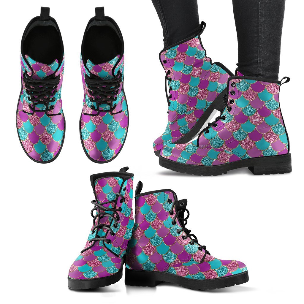 Mermaid Women's Leather Boots-grizzshop