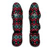 Merry Christmas Zigzag Print Pattern Muay Thai Shin Guards-grizzshop