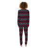 Merry Christmas Zigzag Print Pattern Women's Pajamas-grizzshop