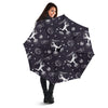 Metero Astronaut Print Pattern Automatic Foldable Umbrella-grizzshop