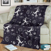 Metero Astronaut Print Pattern Blanket-grizzshop