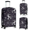 Metero Astronaut Print Pattern Luggage Cover Protector-grizzshop