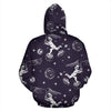 Metero Astronaut Print Pattern Men Women Pullover Hoodie-grizzshop