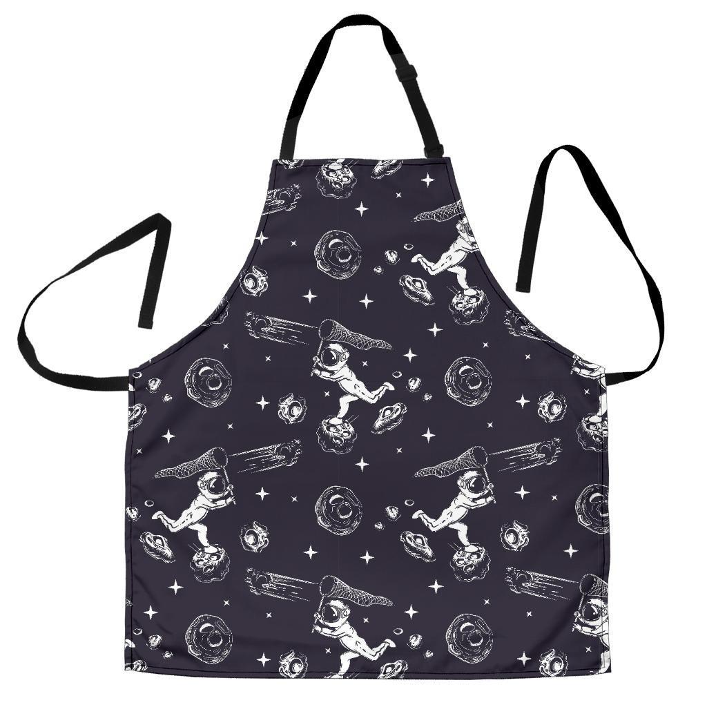 Metero Astronaut Print Pattern Men's Apron-grizzshop