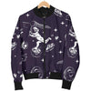 Metero Astronaut Print Pattern Men's Bomber Jacket-grizzshop