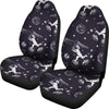 Metero Astronaut Print Pattern Universal Fit Car Seat Covers-grizzshop