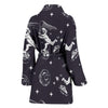 Metero Astronaut Print Pattern Women Long Robe-grizzshop