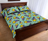 Metero Star Pattern Print Bed Set Quilt-grizzshop