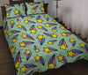 Metero Star Pattern Print Bed Set Quilt-grizzshop