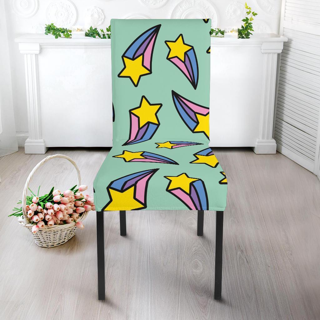 Metero Star Pattern Print Chair Cover-grizzshop