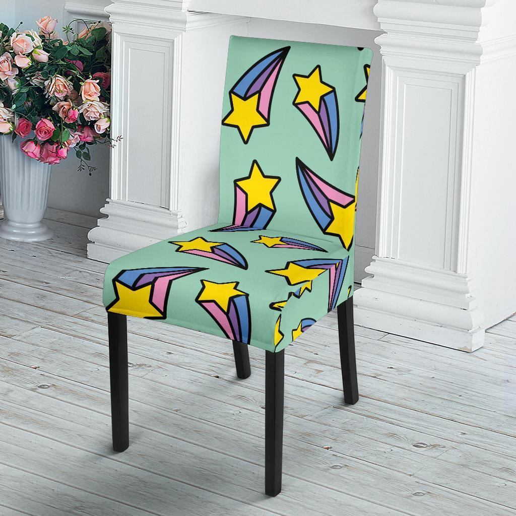 Metero Star Pattern Print Chair Cover-grizzshop