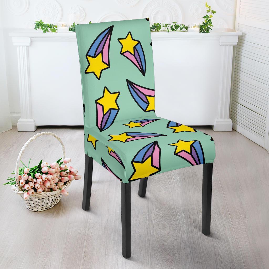 Metero Star Pattern Print Chair Cover-grizzshop