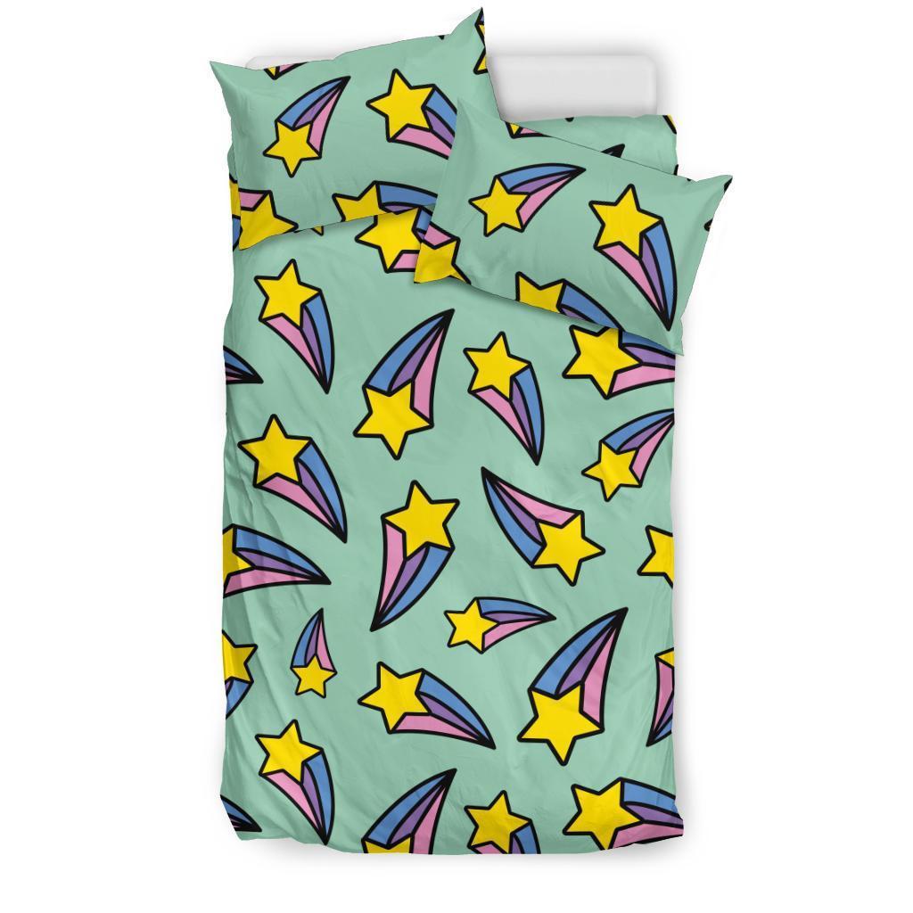 Metero Star Pattern Print Duvet Cover Bedding Set-grizzshop