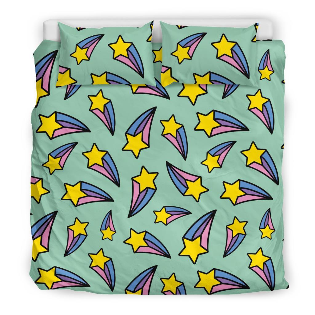 Metero Star Pattern Print Duvet Cover Bedding Set-grizzshop
