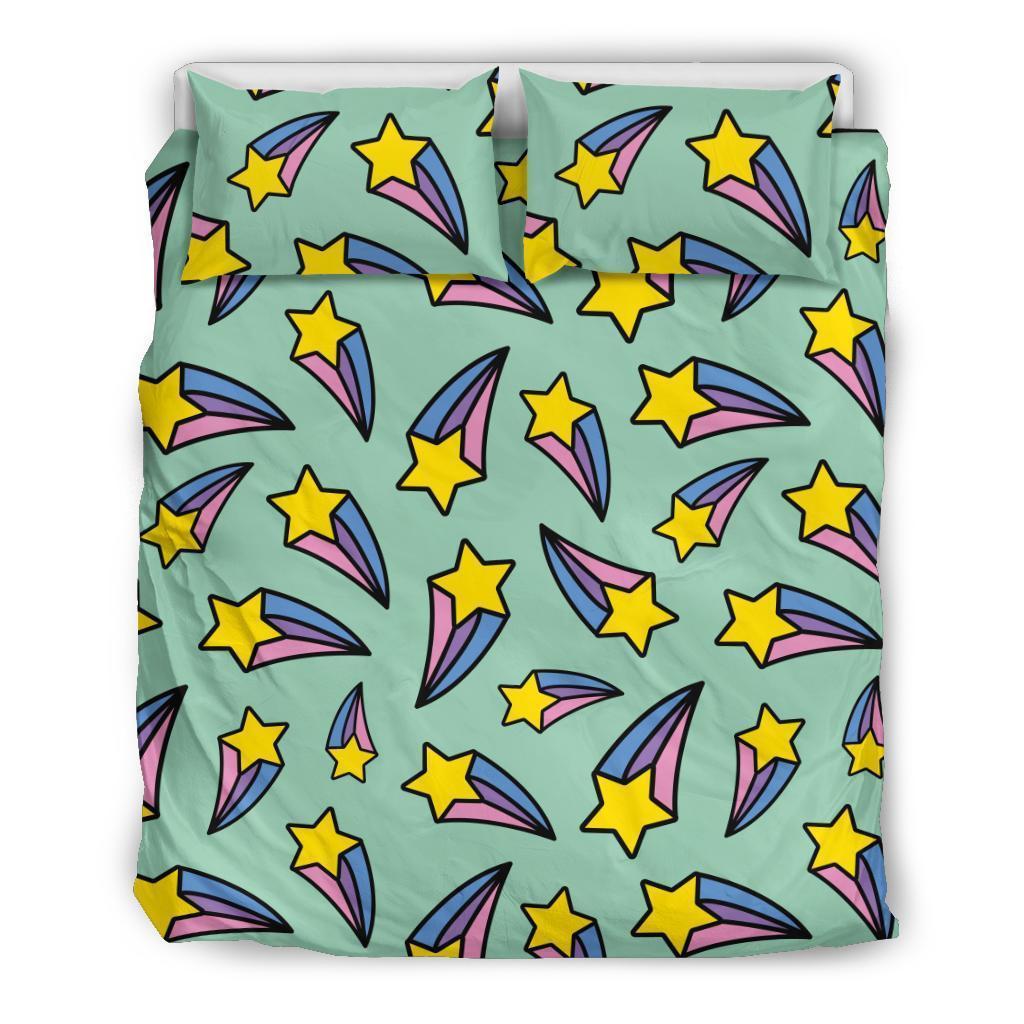 Metero Star Pattern Print Duvet Cover Bedding Set-grizzshop