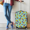 Metero Star Pattern Print Luggage Cover Protector-grizzshop