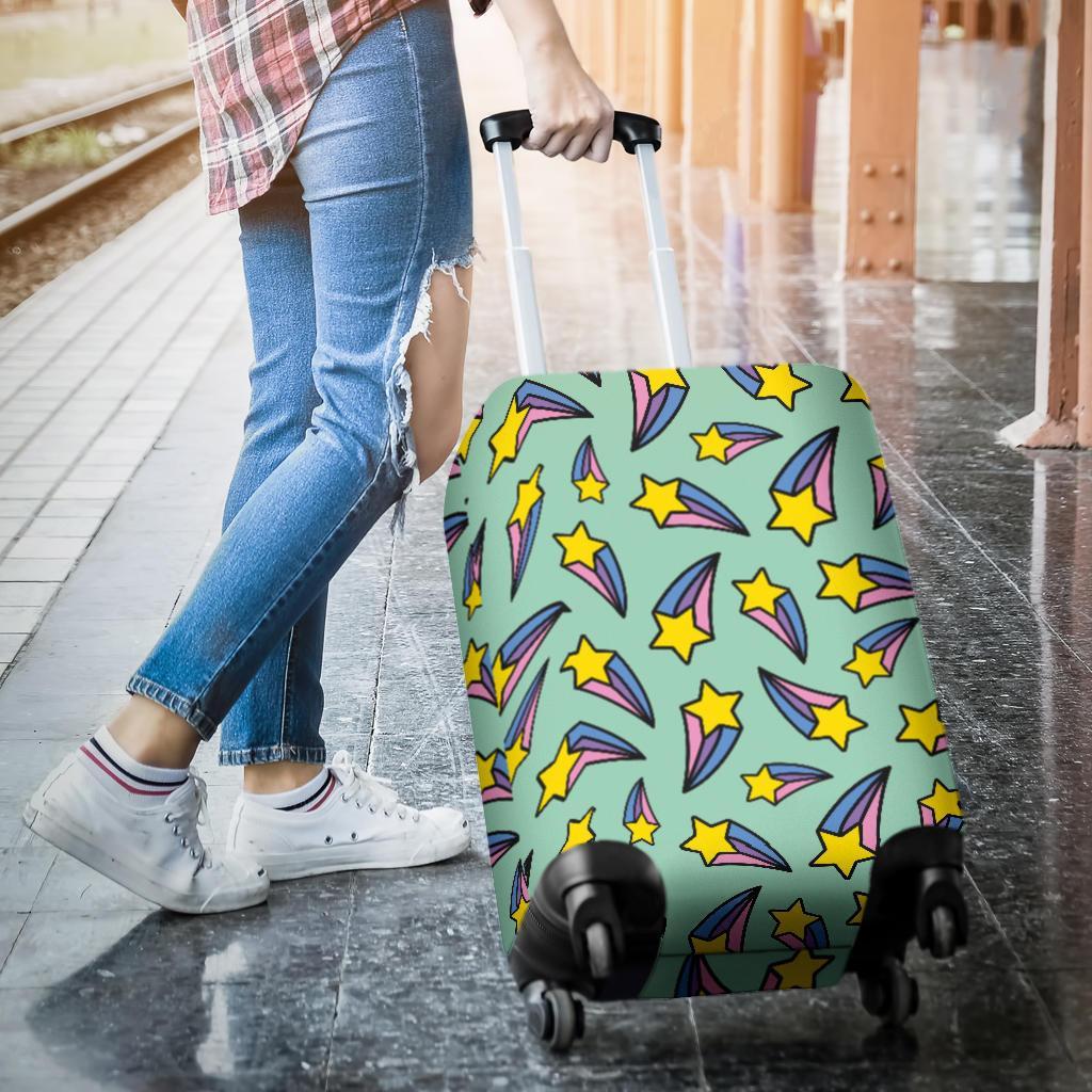 Metero Star Pattern Print Luggage Cover Protector-grizzshop