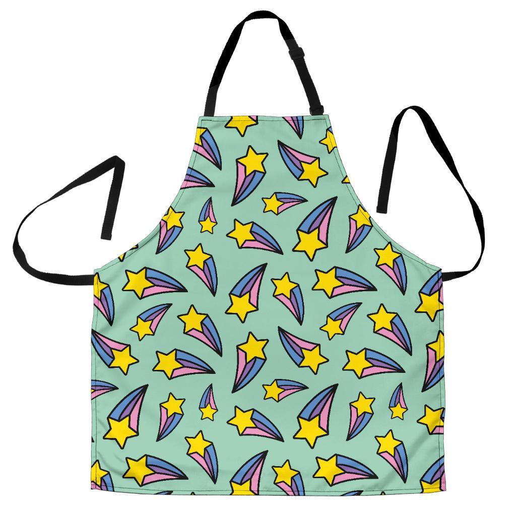 Metero Star Pattern Print Men's Apron-grizzshop