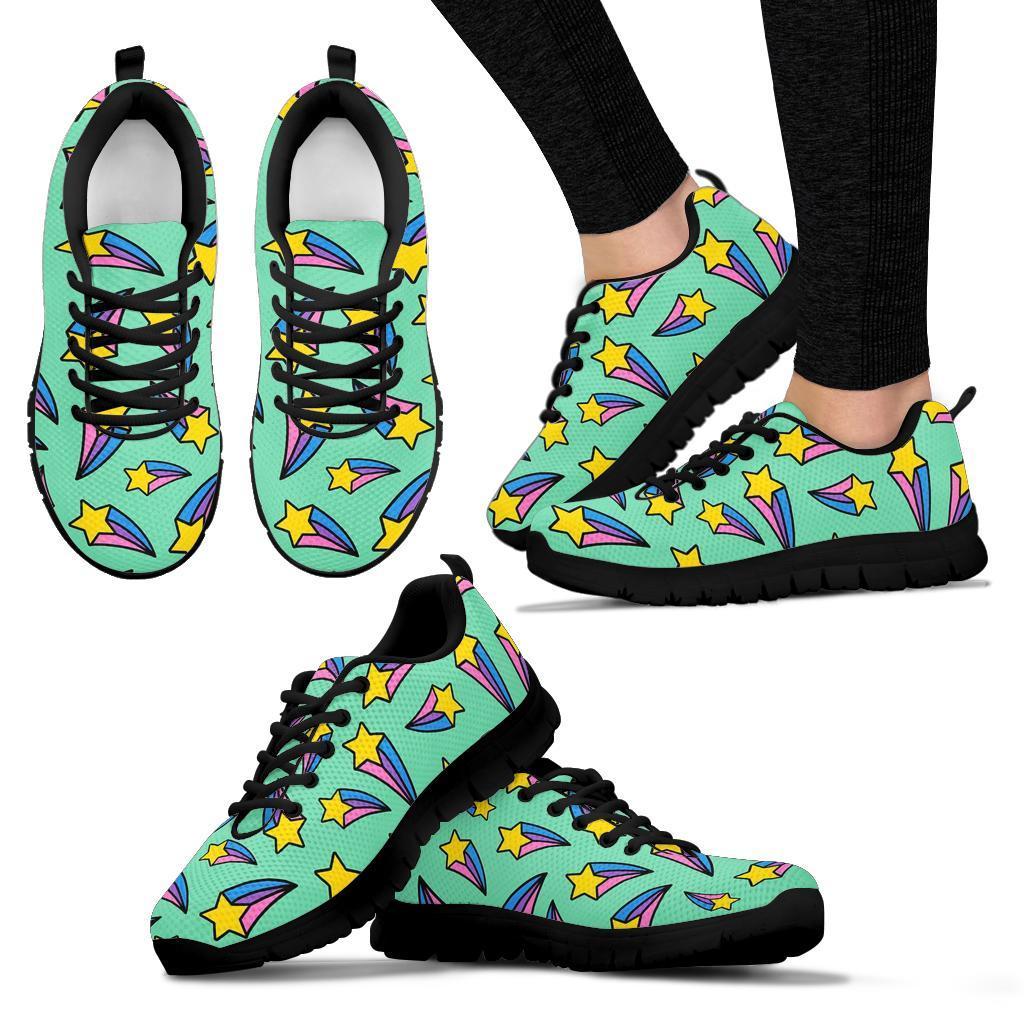 Metero Star Pattern Print Sneaker Shoes For Men Women-grizzshop