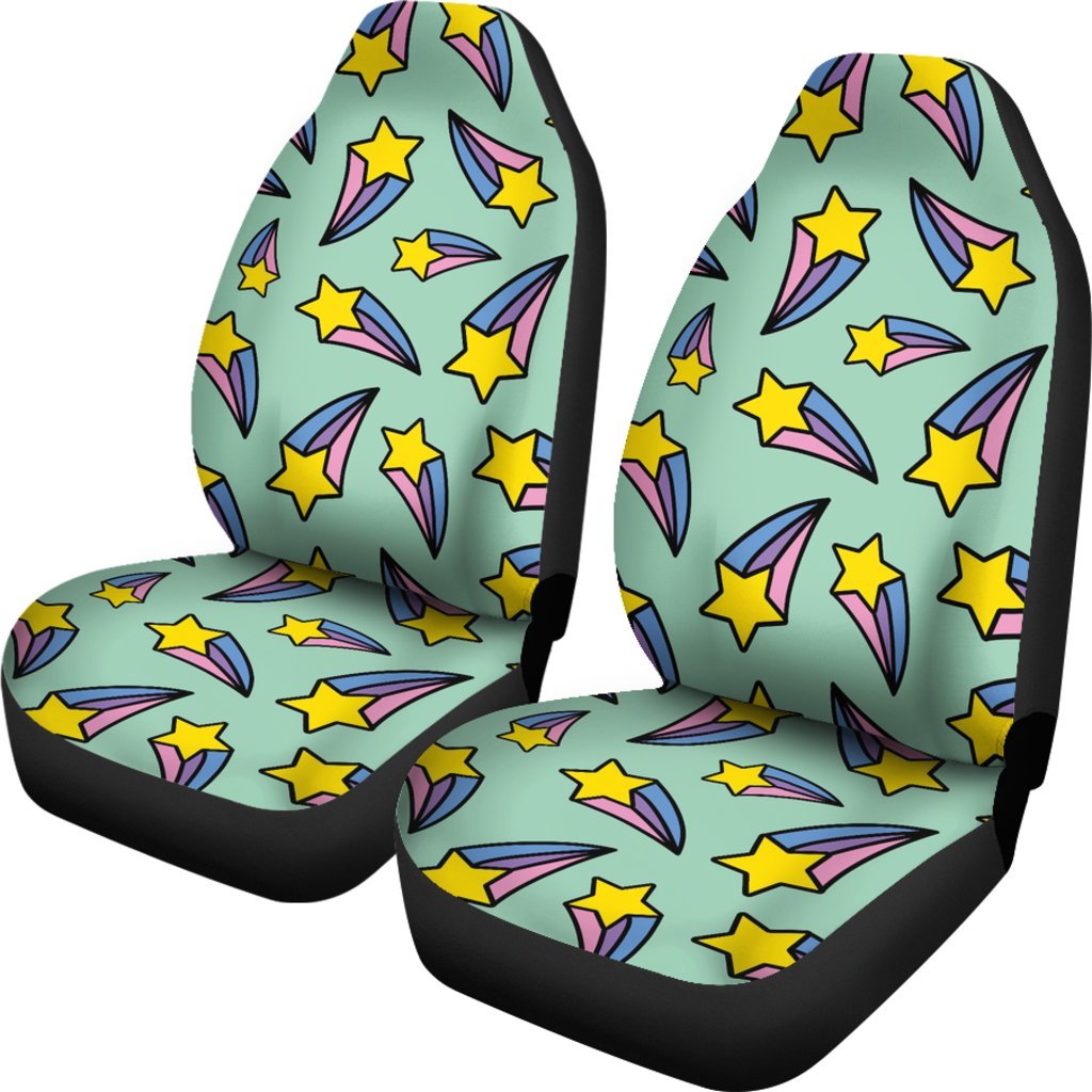 Metero Star Pattern Print Universal Fit Car Seat Covers-grizzshop