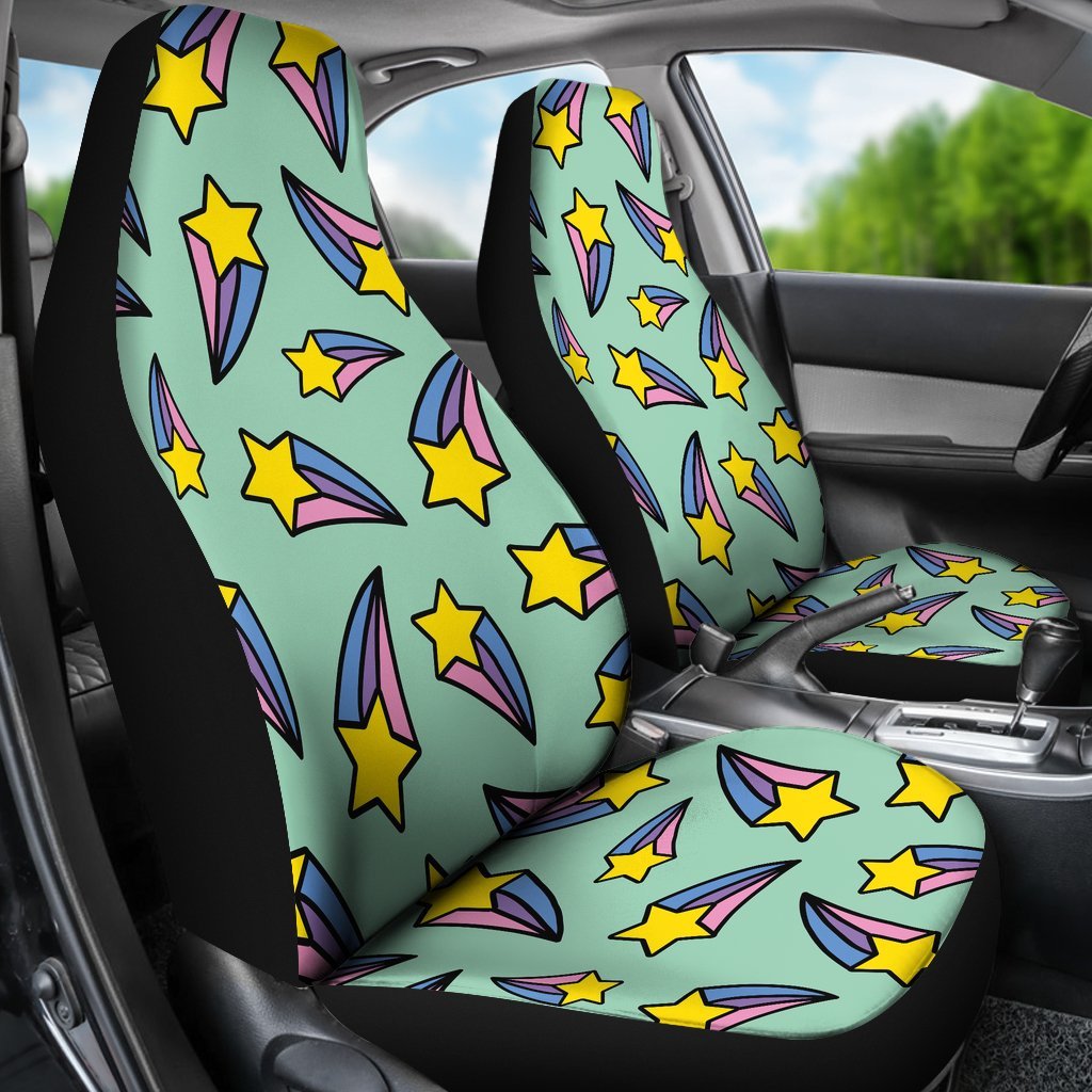 Metero Star Pattern Print Universal Fit Car Seat Covers-grizzshop