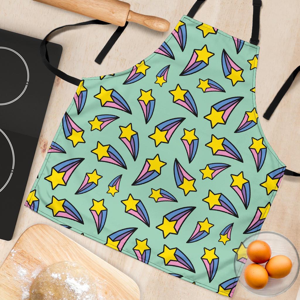 Metero Star Pattern Print Women's Apron-grizzshop