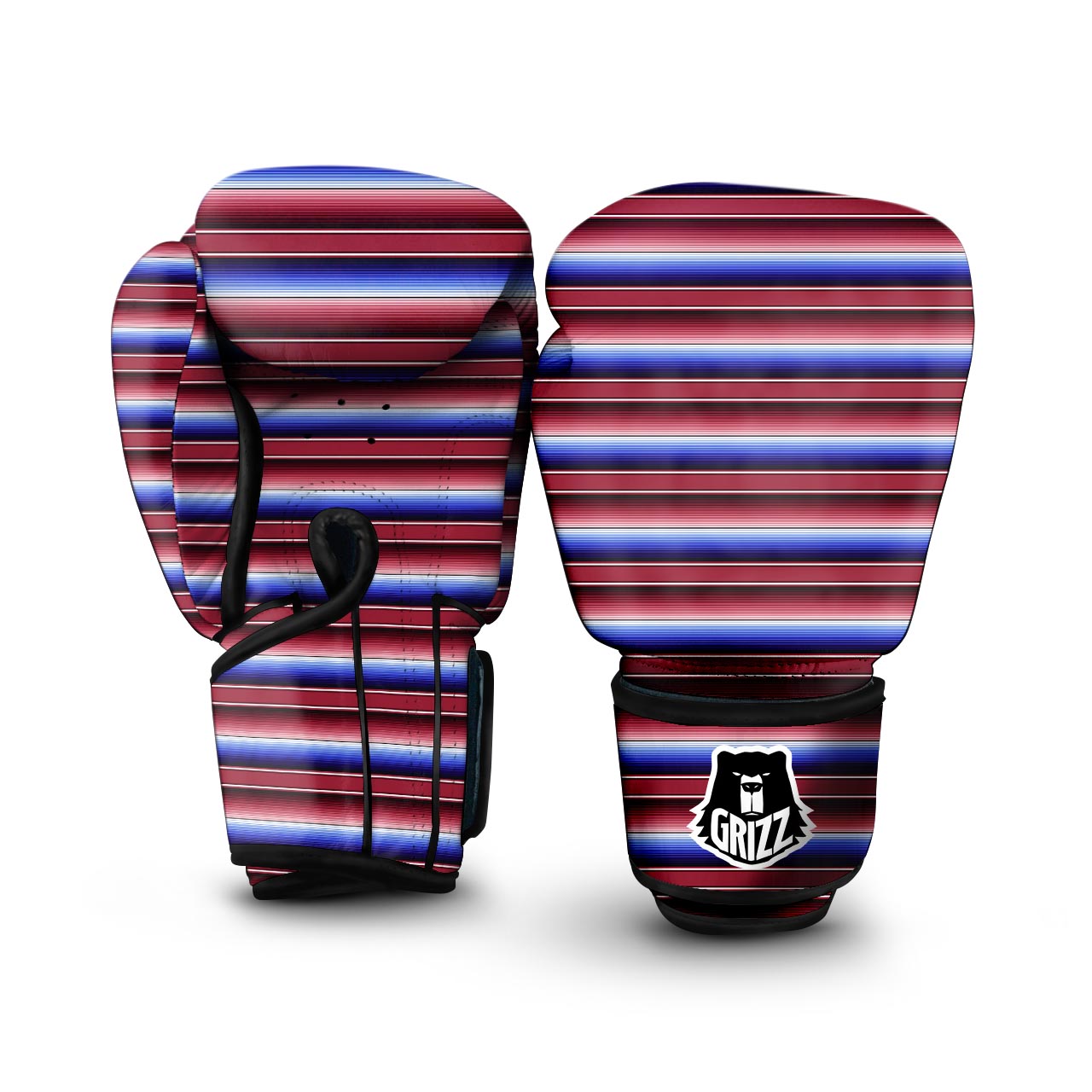 Mexican Baja Print Boxing Gloves-grizzshop