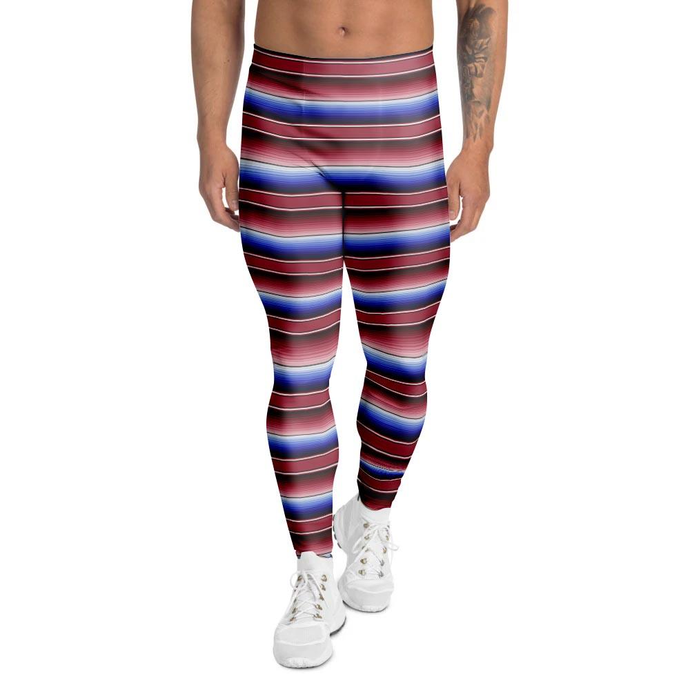 Mexican Baja Print Men's Leggings-grizzshop