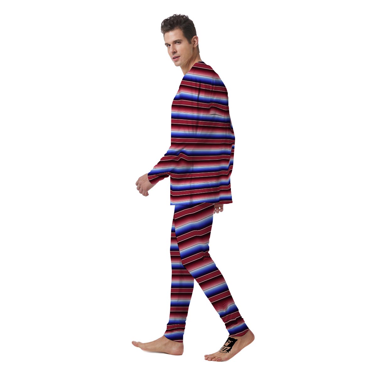 Mexican Baja Print Men's Pajamas-grizzshop