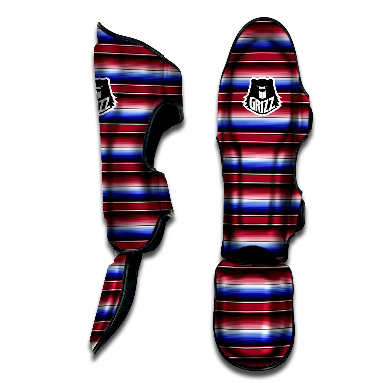 Mexican Baja Print Muay Thai Shin Guard-grizzshop