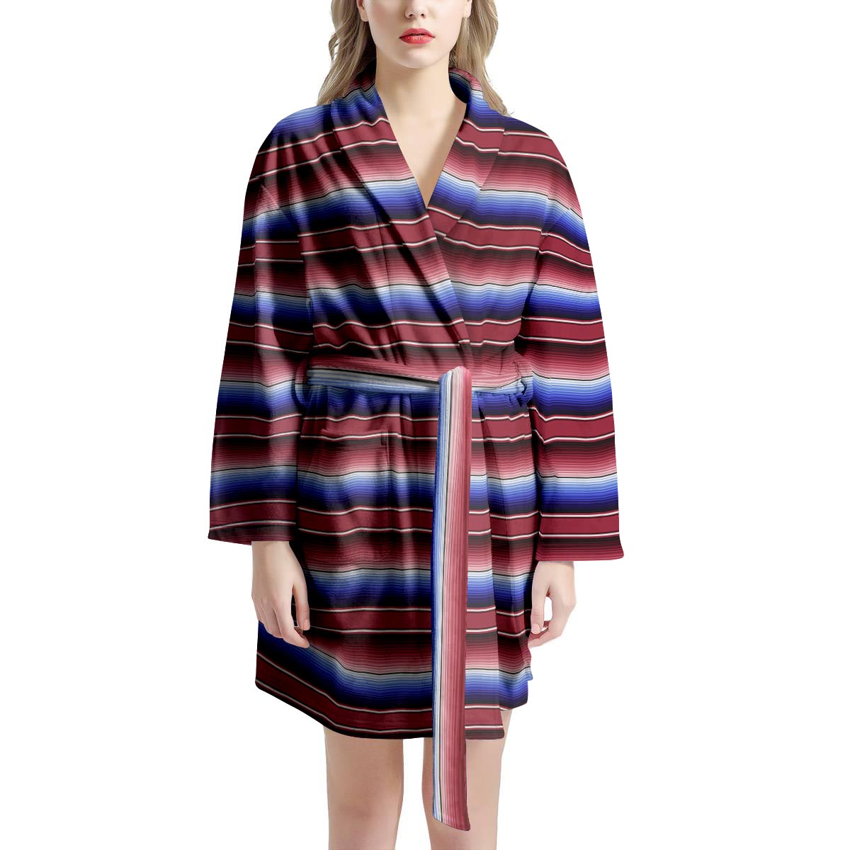 Mexican Baja Print Women's Robe-grizzshop