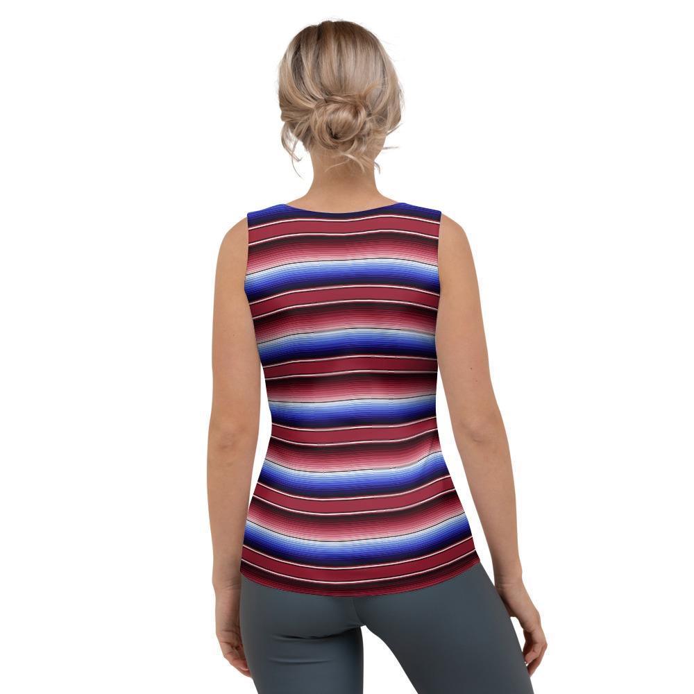Mexican Baja Print Women's Tank Top-grizzshop