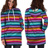 Mexican Baja Serape Hoodie Dress-grizzshop