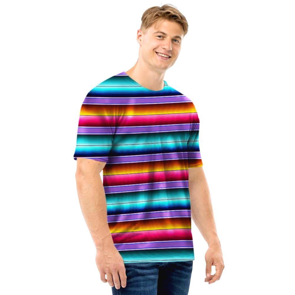 Mexican Baja Serape Men T Shirt-grizzshop