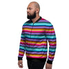 Mexican Baja Serape Men's Bomber Jacket-grizzshop