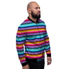 Mexican Baja Serape Men's Bomber Jacket-grizzshop