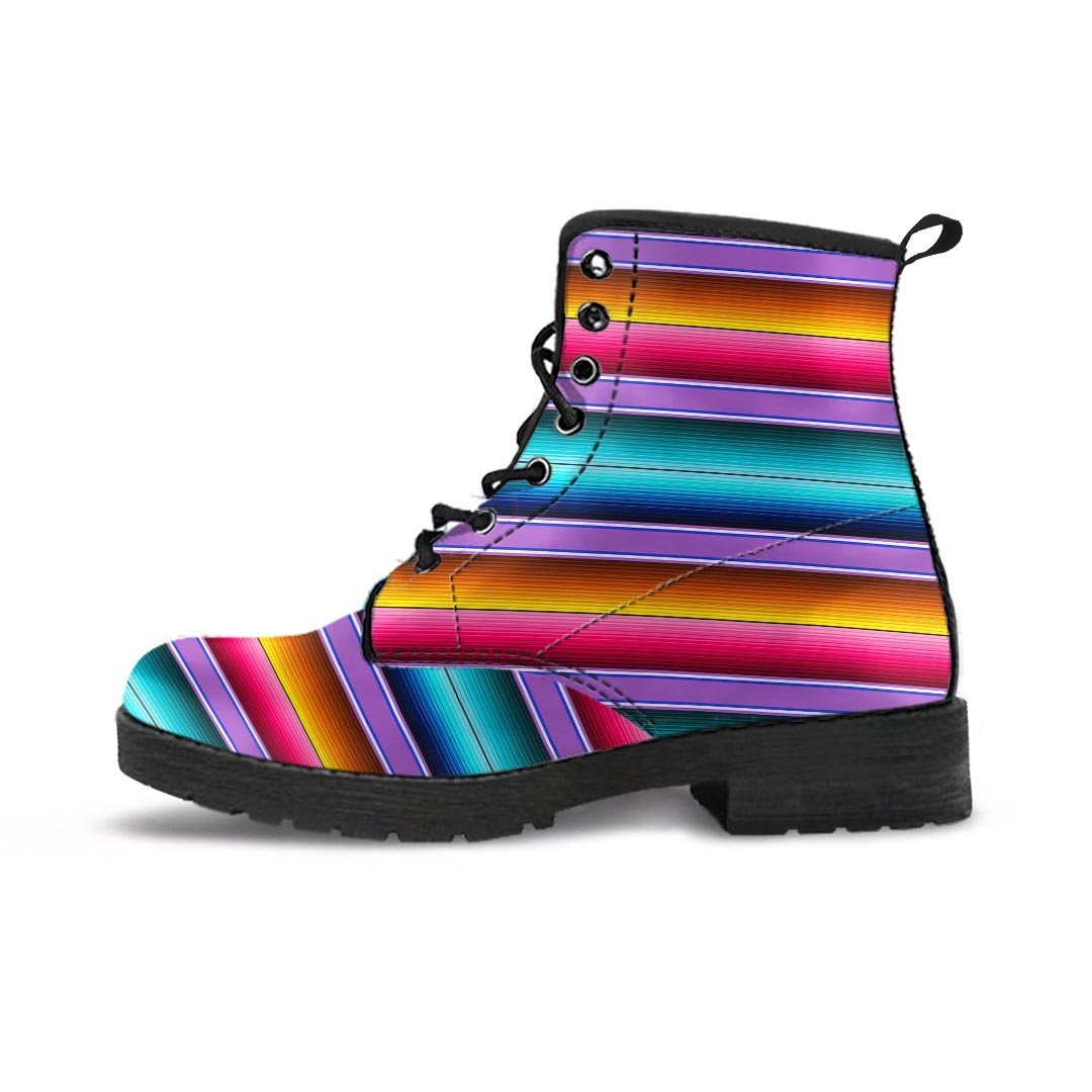 Mexican Baja Serape Men's Boots-grizzshop