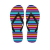 Mexican Baja Serape Men's Flip Flops-grizzshop