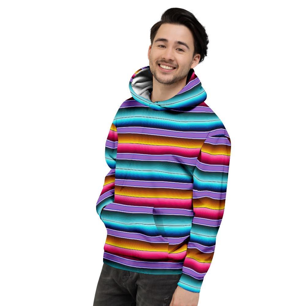 Mexican Baja Serape Men's Hoodie-grizzshop