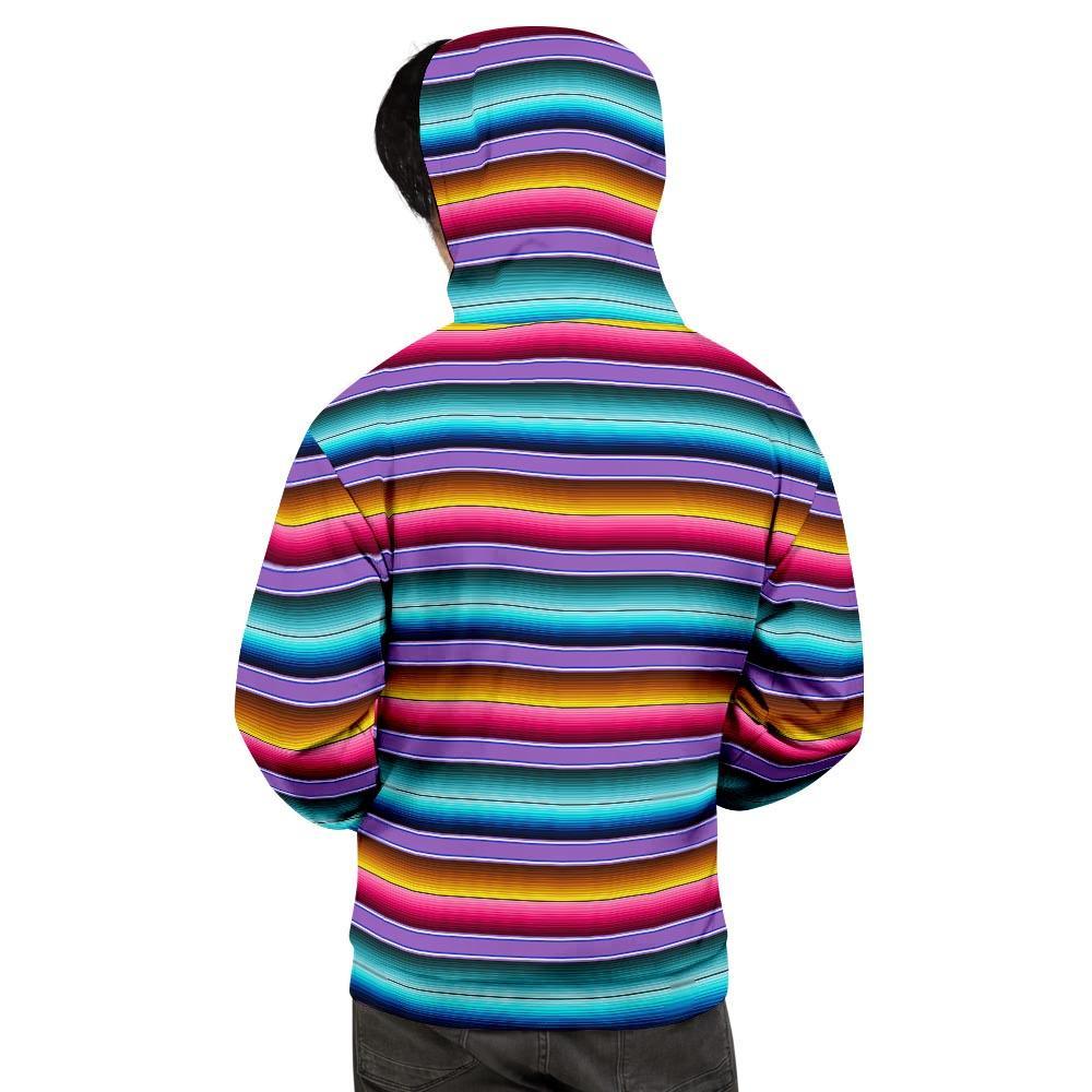 Mexican Baja Serape Men's Hoodie-grizzshop