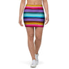 Mexican Baja Serape Mini Skirt-grizzshop