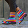 Mexican Baja Serape Women's Boots-grizzshop