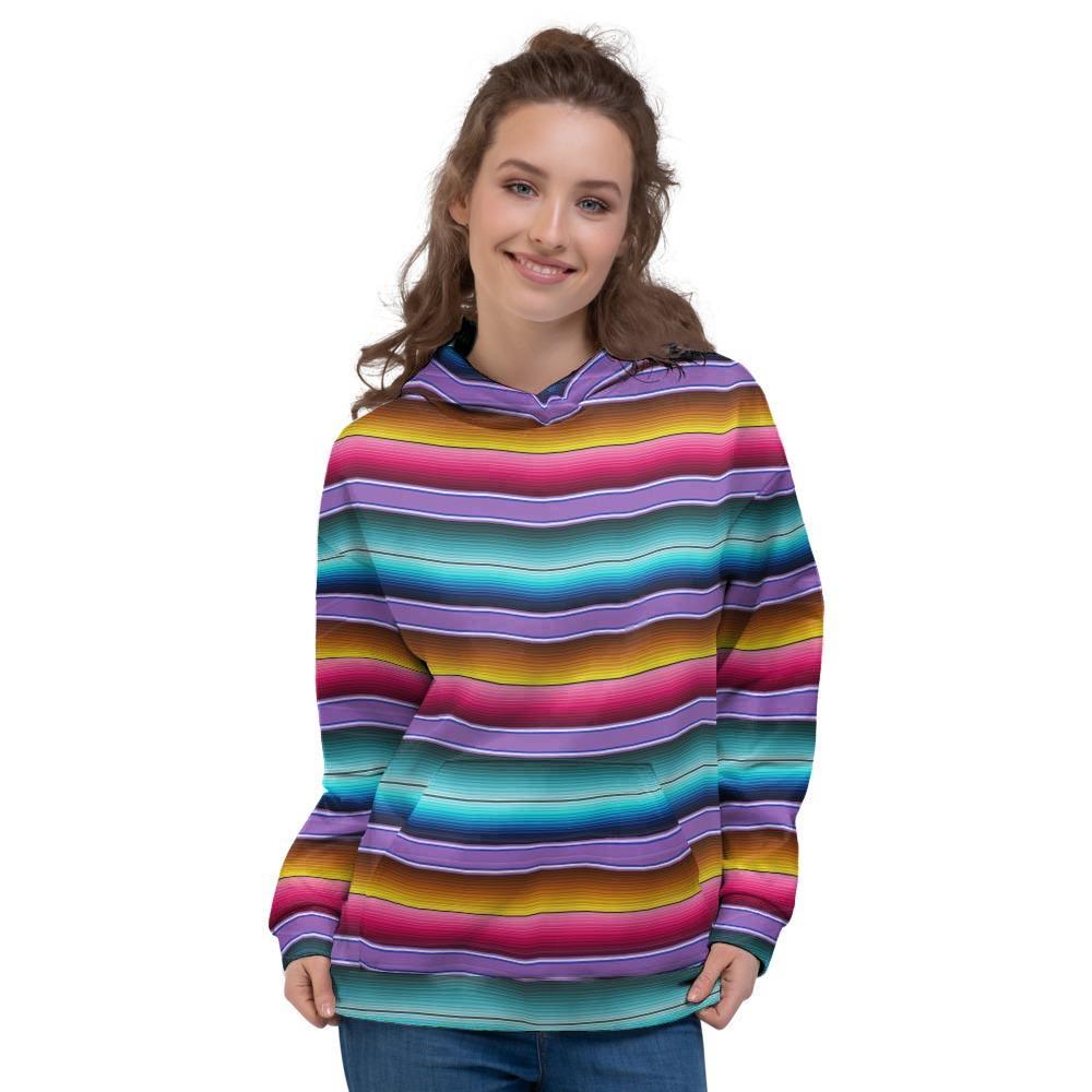 Mexican Baja Serape Women's Hoodie-grizzshop