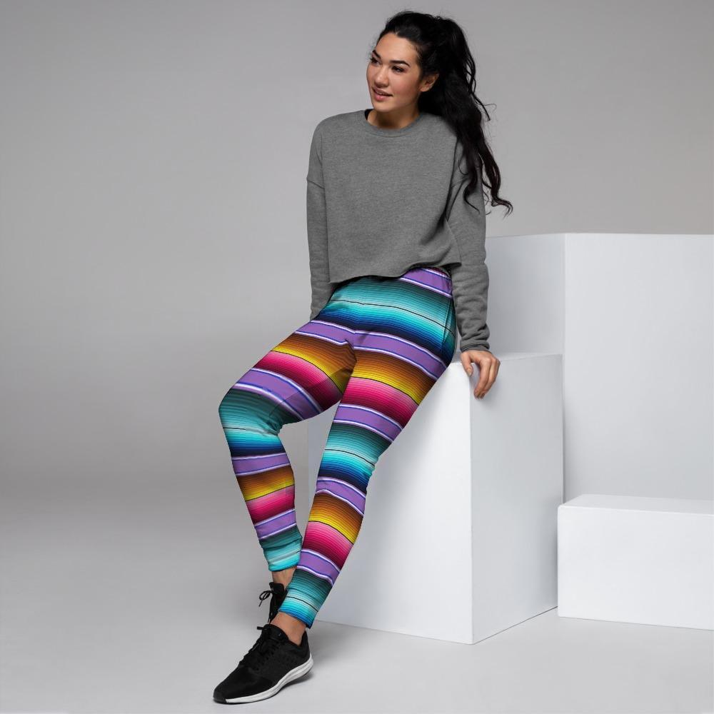 Mexican Baja Serape Women's Joggers-grizzshop